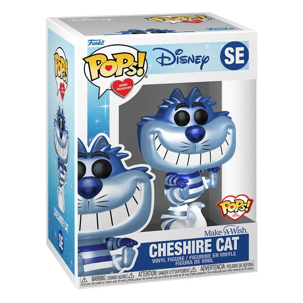 Disney Make a Wish 2022 POP! Disney vinylová figurka Cheshire Cat (Metallic) 9 cm fotografii produktu