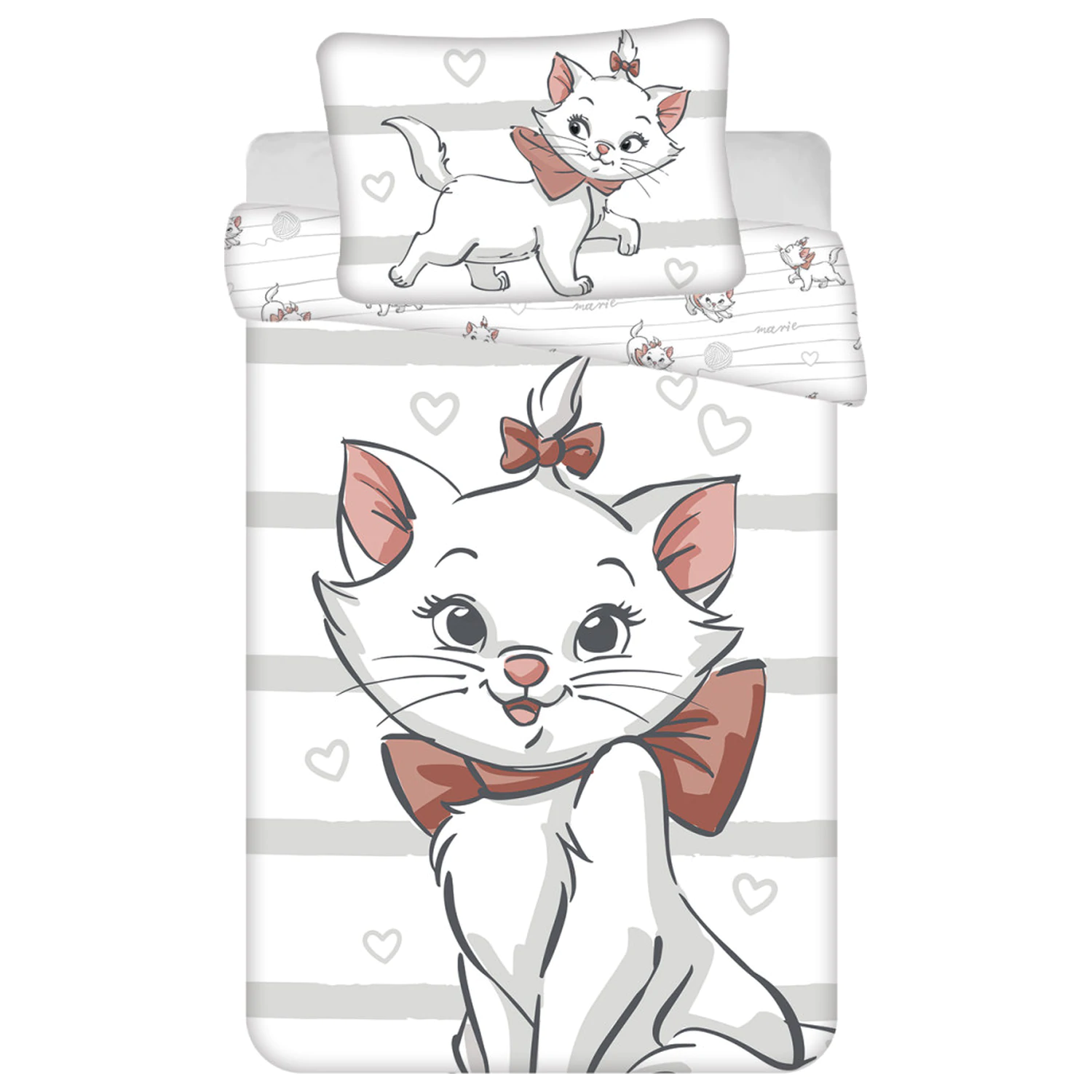 Disney Marie cat Bow dítě, předškolní povlak na peřinu fotografii produktu