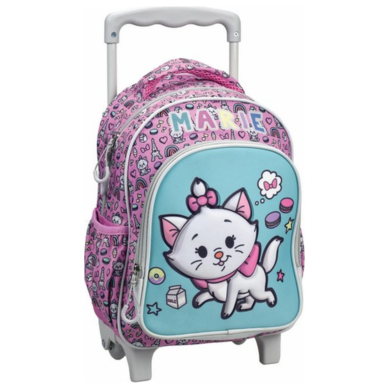 Disney Marie Dreams batoh na kolečkách pro předškoláky, taška 30 cm fotografii produktu