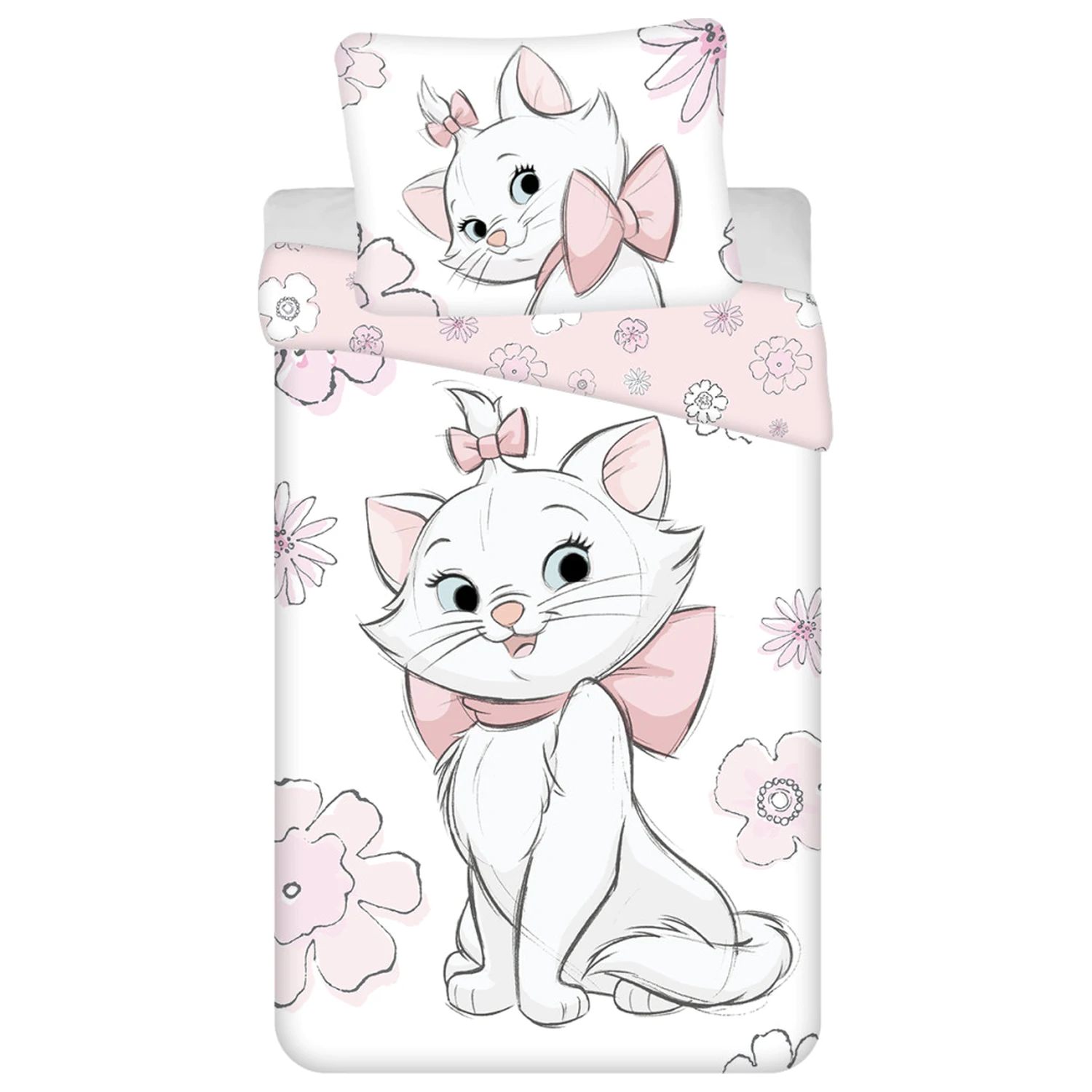 Disney Marie Flowers povlečení na peřinu fotografii produktu
