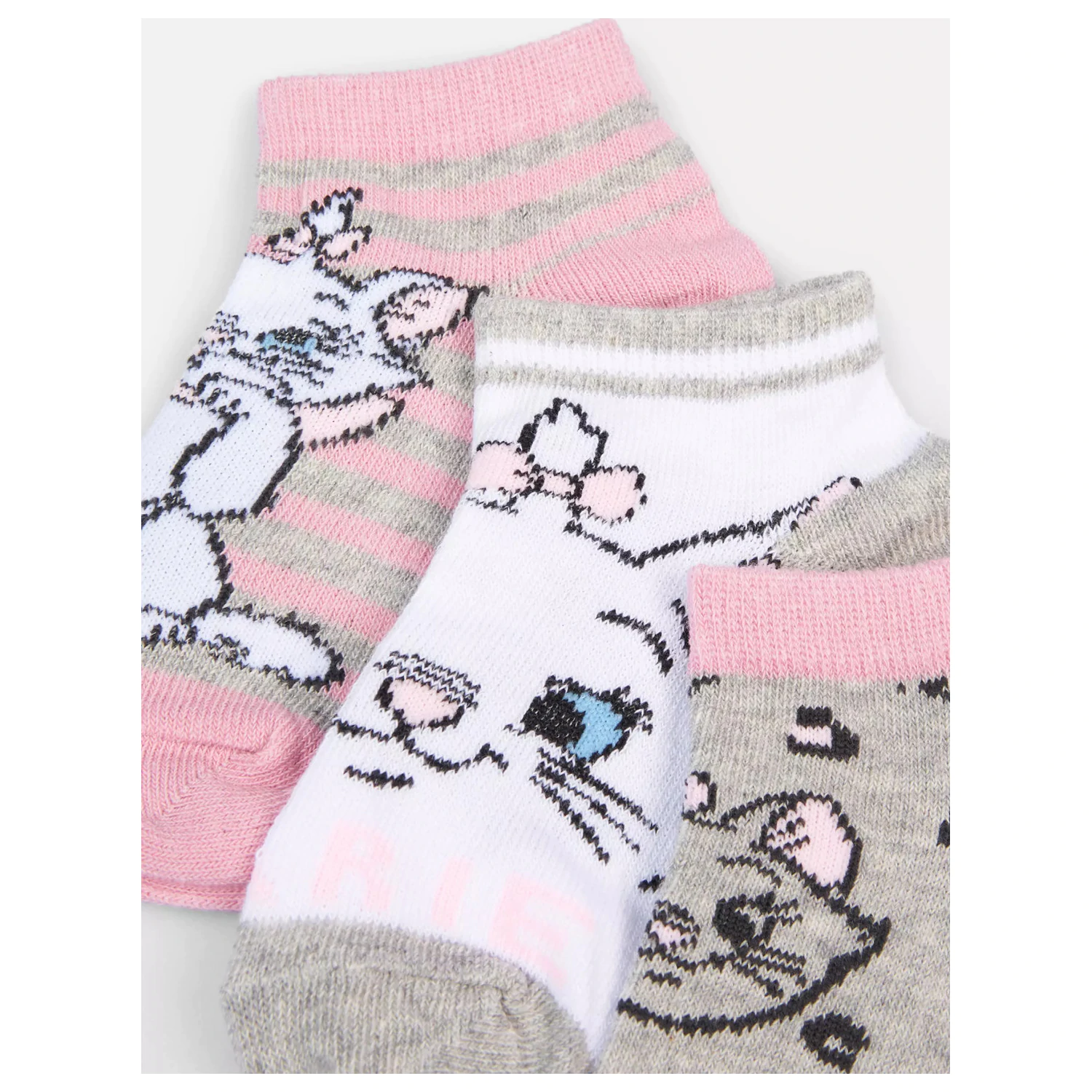 Disney Marie Meowgical růžové dětské tajné ponožky 31/34 fotografii produktu