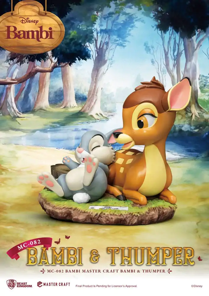 Disney Master Craft Statue Bambi & Thumper 26 cm Socha fotografii produktu