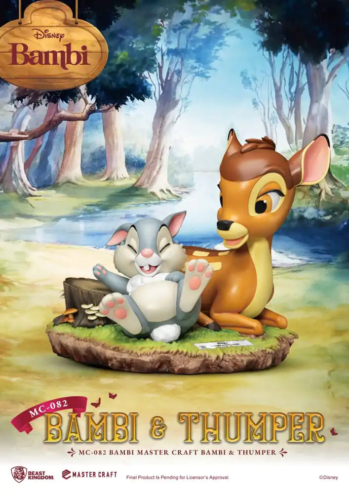 Disney Master Craft Statue Bambi & Thumper 26 cm Socha fotografii produktu