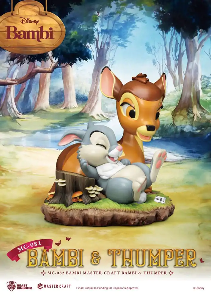 Disney Master Craft Statue Bambi & Thumper 26 cm Socha fotografii produktu