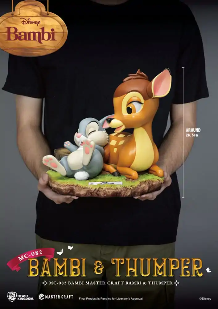 Disney Master Craft Statue Bambi & Thumper 26 cm Socha fotografii produktu