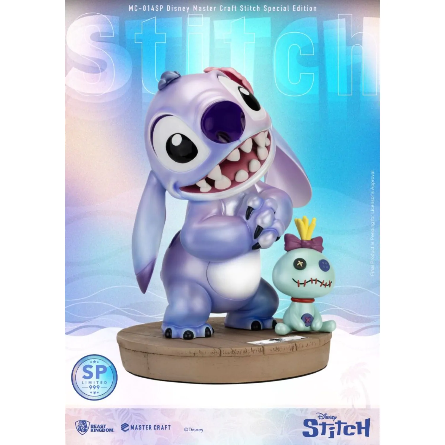 Disney Master Craft Statue Lilo & Stitch Stitch Special Edition 34 cm Socha fotografii produktu