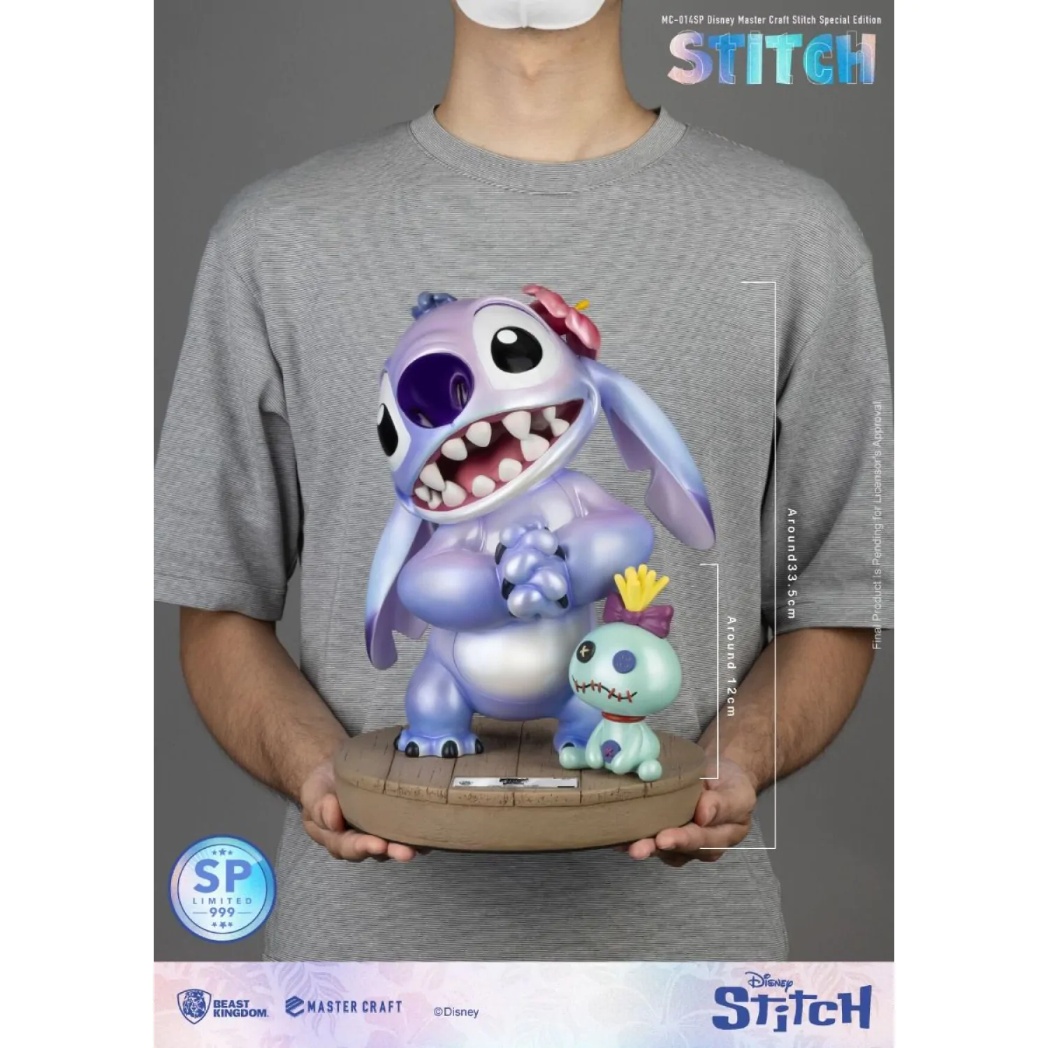 Disney Master Craft Statue Lilo & Stitch Stitch Special Edition 34 cm Socha fotografii produktu