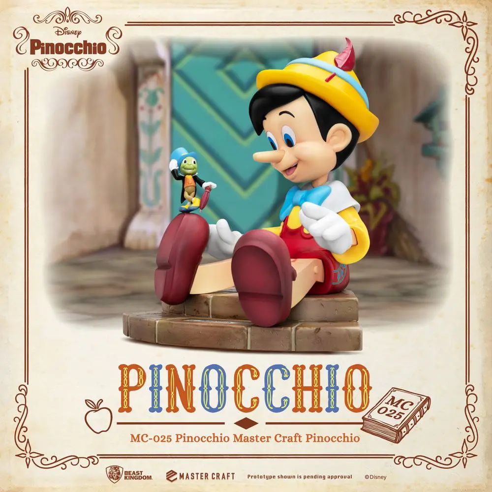 Disney Master Craft socha Pinocchio 27 cm fotografii produktu