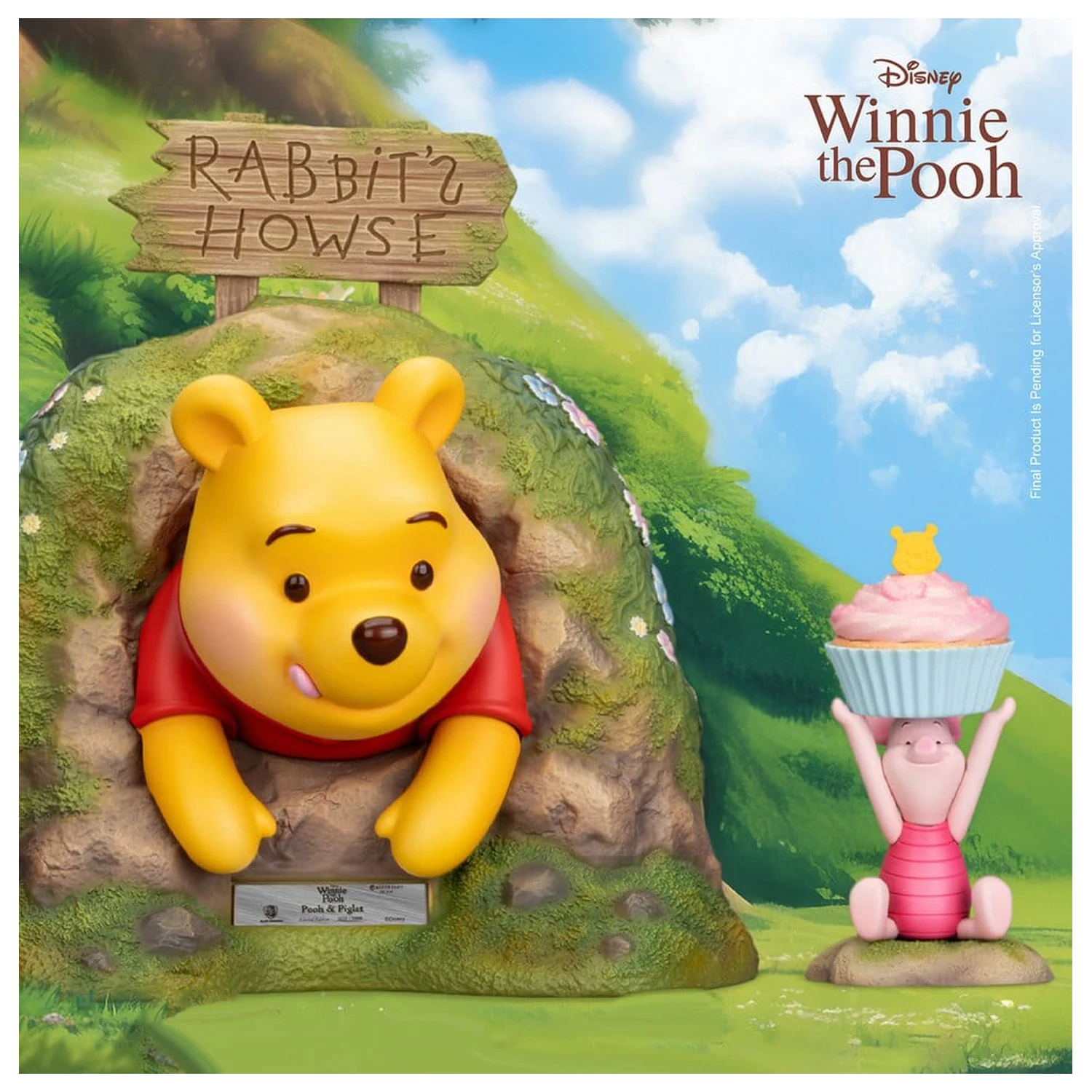 Disney Master Craft Socha Pooh & Piglet 33 cm fotografii produktu