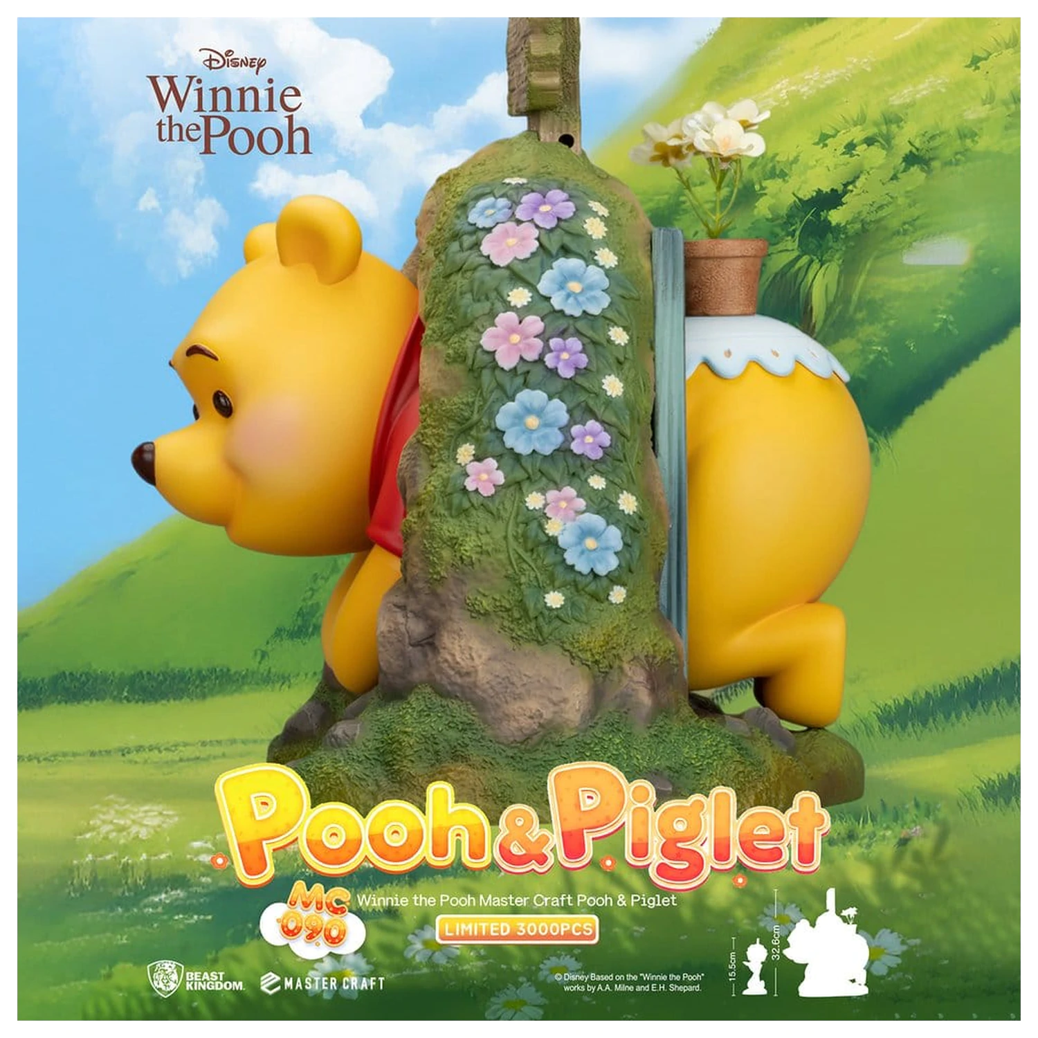 Disney Master Craft Socha Pooh & Piglet 33 cm fotografii produktu