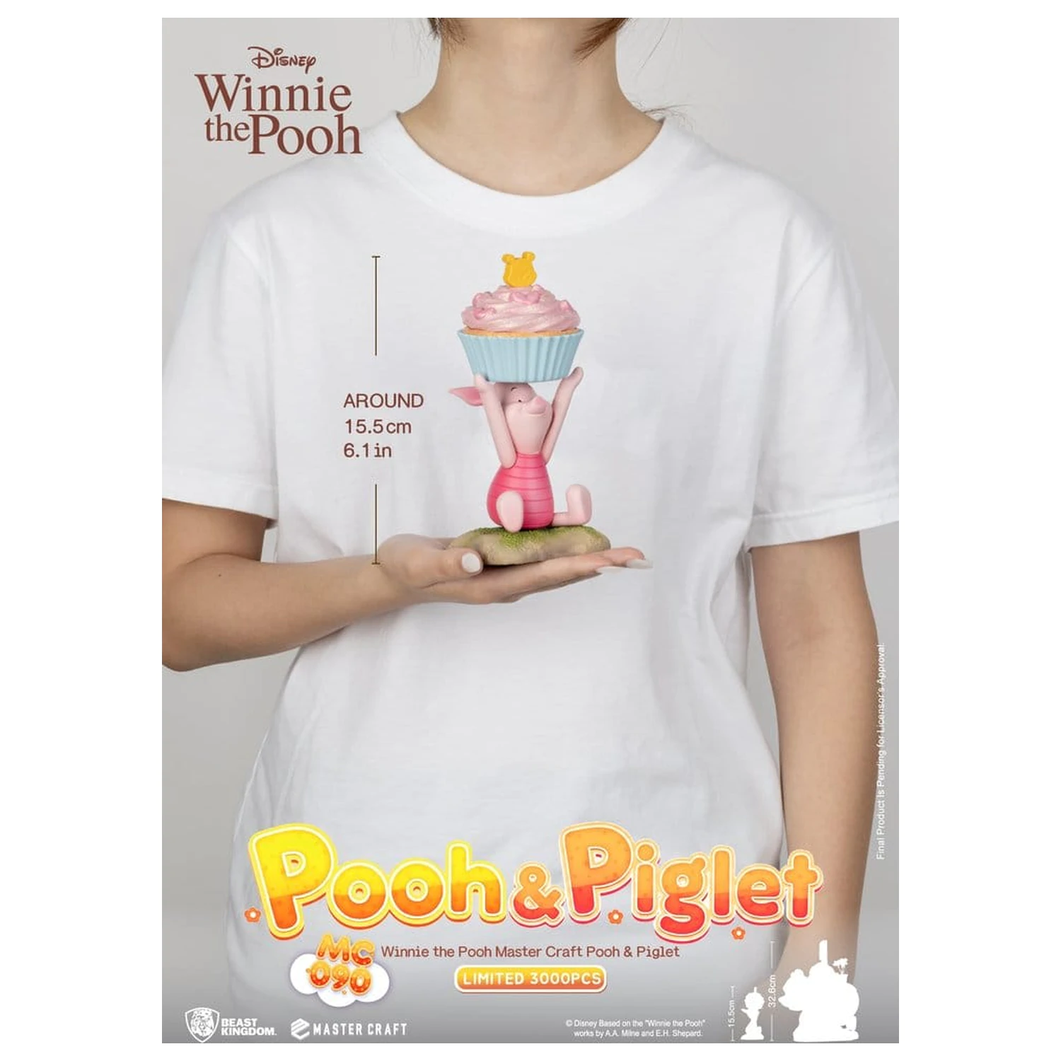 Disney Master Craft Socha Pooh & Piglet 33 cm fotografii produktu