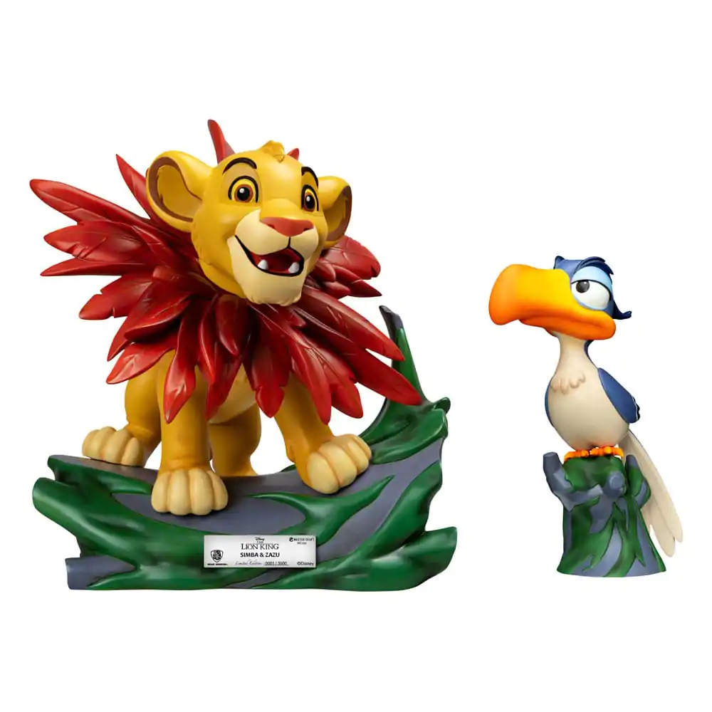 Disney Master Craft Statues 2-Pack The Lion King Little Simba & Zazu 31 cm Sošky, Balení 2 ks fotografii produktu