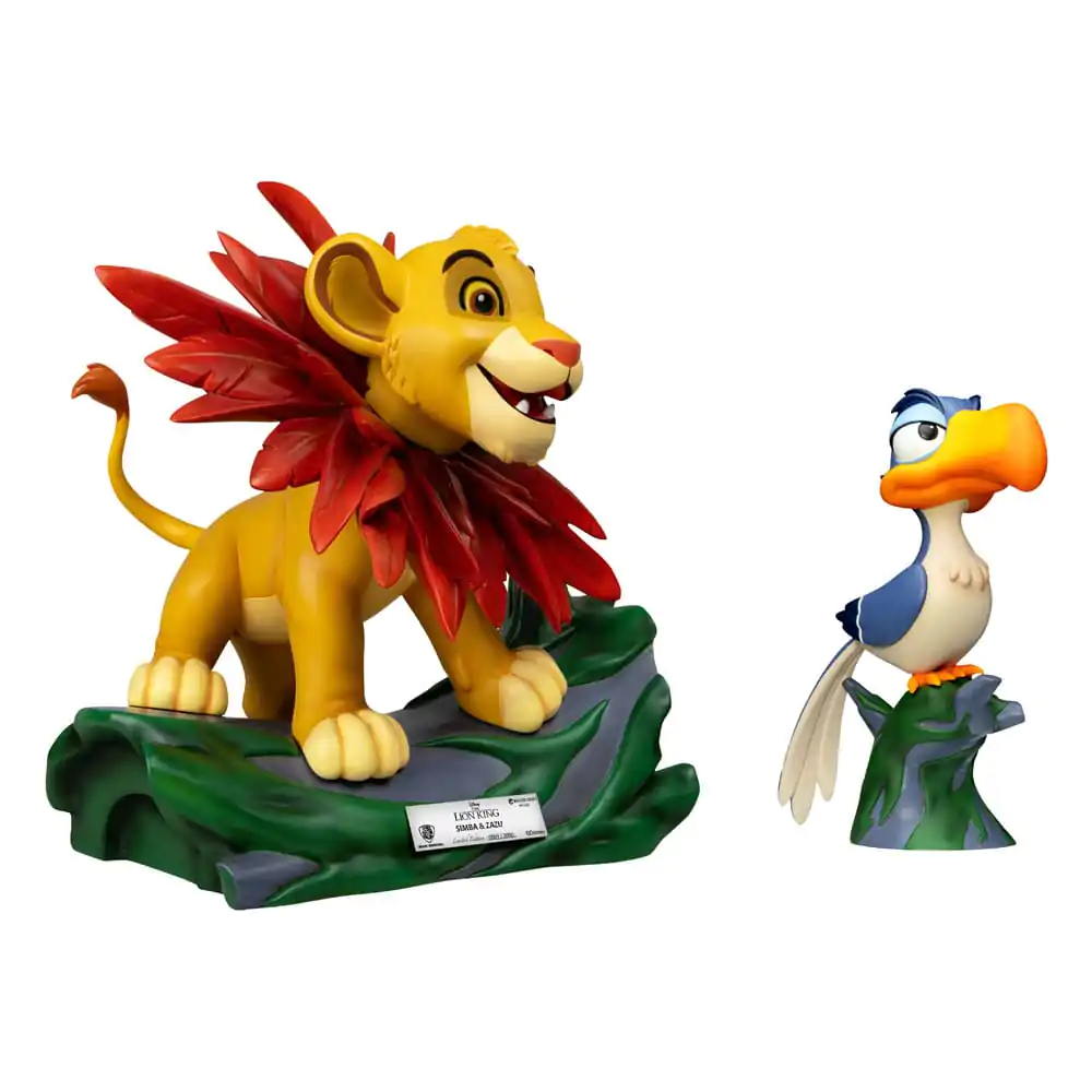 Disney Master Craft Statues 2-Pack The Lion King Little Simba & Zazu 31 cm Sošky, Balení 2 ks fotografii produktu