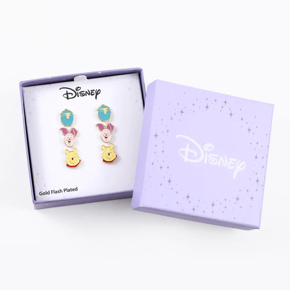 Disney Winnie the Pooh Set 3 páry náušnic fotografii produktu