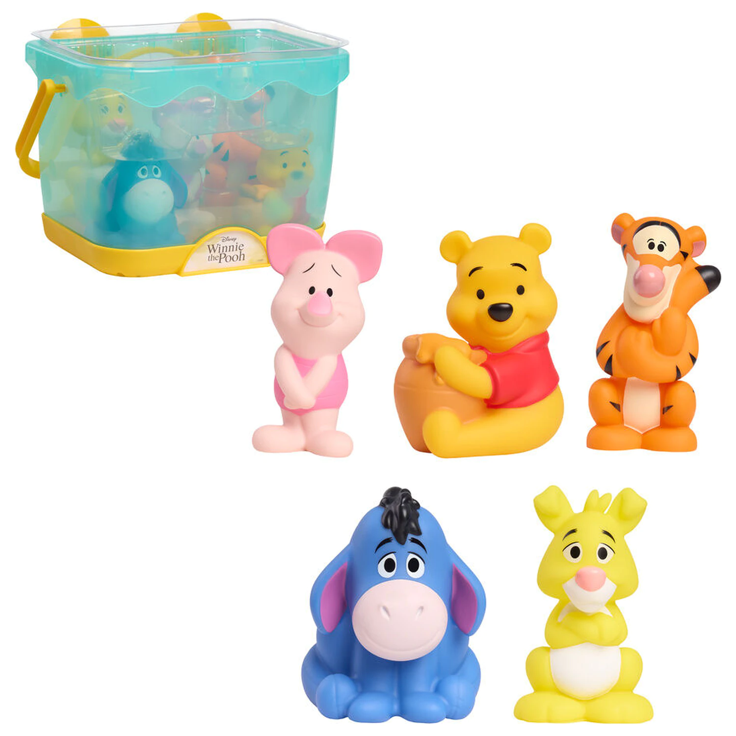 Disney Winnie the Pooh sada 5 koupelnových figurek fotografii produktu