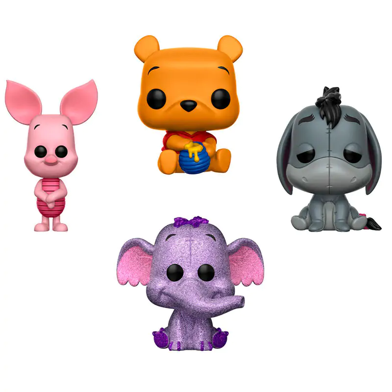 Disney POP! Movies Vinyl Figure 4-Pack Medvídek Pú 9 cm fotografii produktu