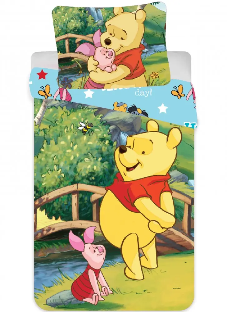 Disney Winnie the Pooh dětské povlečení 90x140 cm, 40x55 cm fotografii produktu