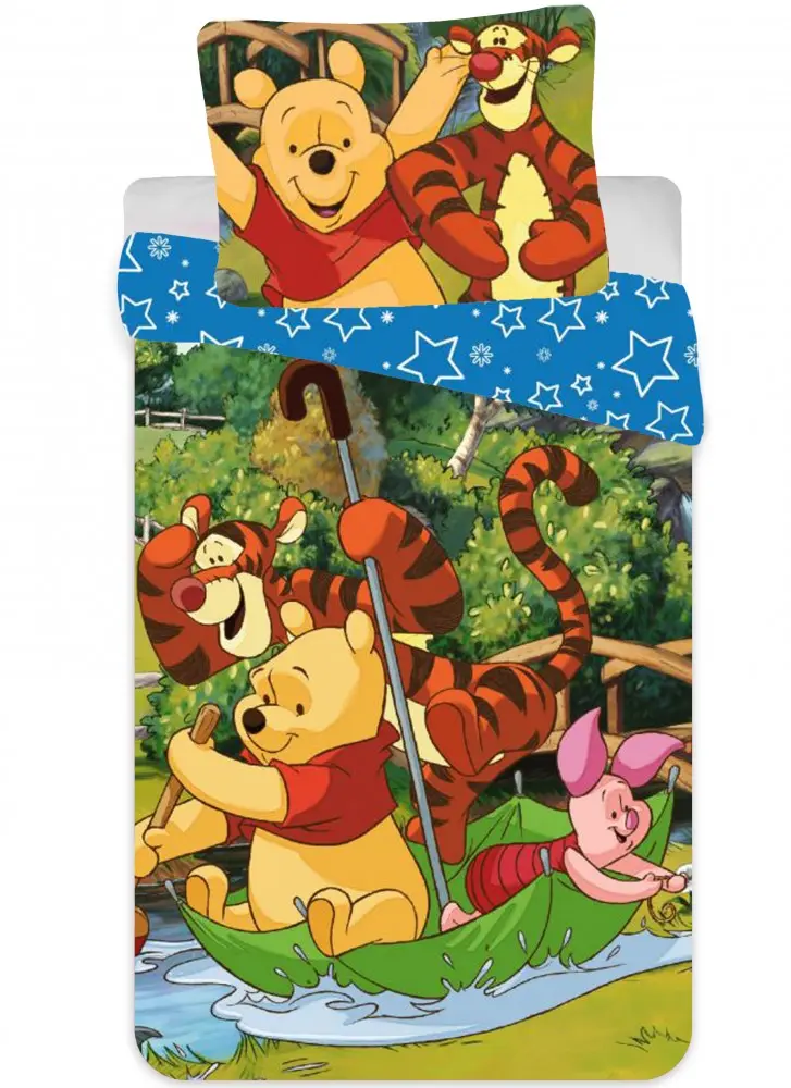 Disney Winnie the Pooh Dětská povlak na přikrývku 90x140cm, 40x55cm fotografii produktu