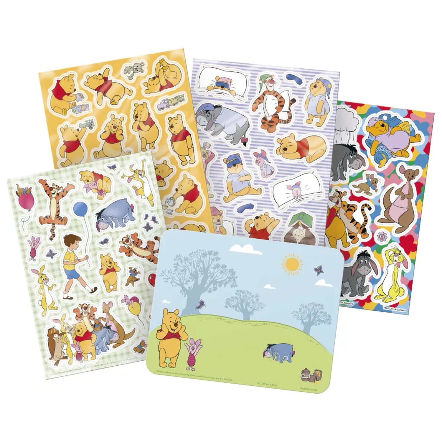 Disney Winnie the Pooh Happy sada okenních samolepek fotografii produktu