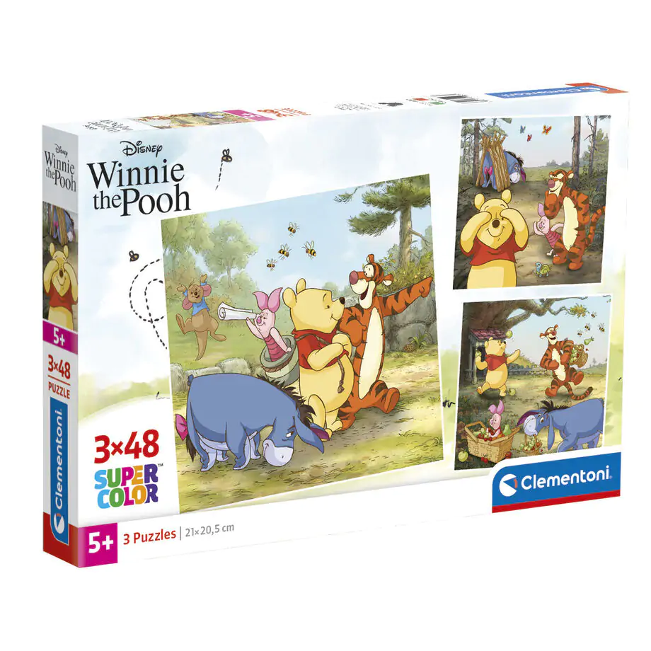 Disney Medvídek Pú puzzle 3x48 dílků fotografii produktu