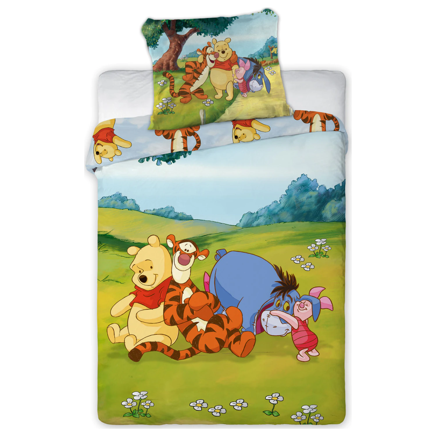 Disney Winnie the Pooh Sunny Meadow povlečení na peřinu pro batolata fotografii produktu