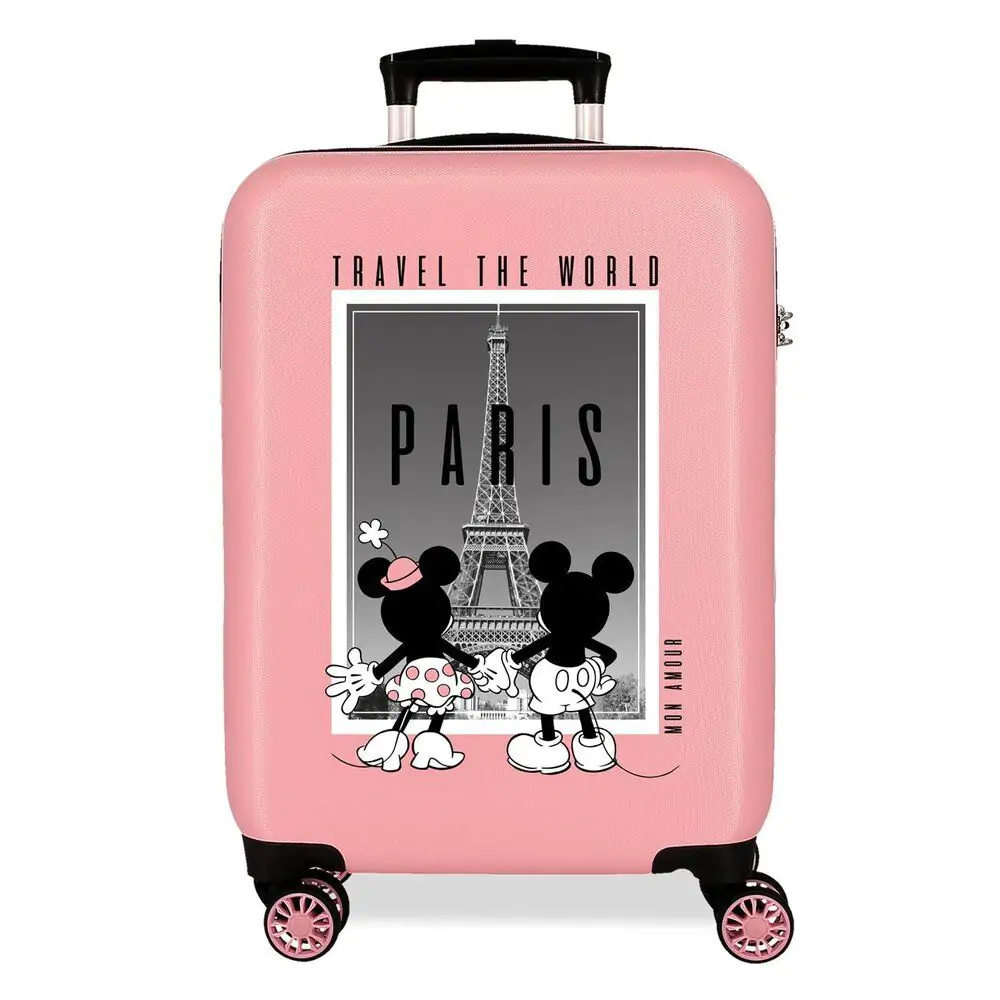 Disney Mickey & Minnie Paris ABS skořepinový kufr na kolečkách 55 cm fotografii produktu