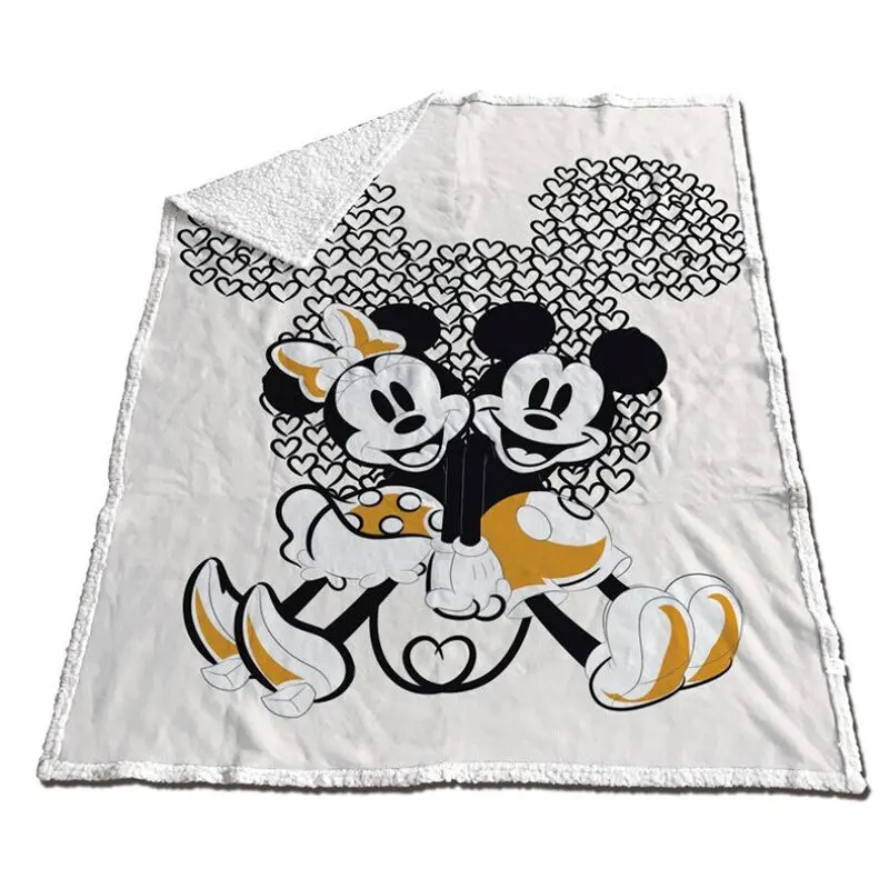 Disney Mickey & Minnie coral sherpa deka fotografii produktu
