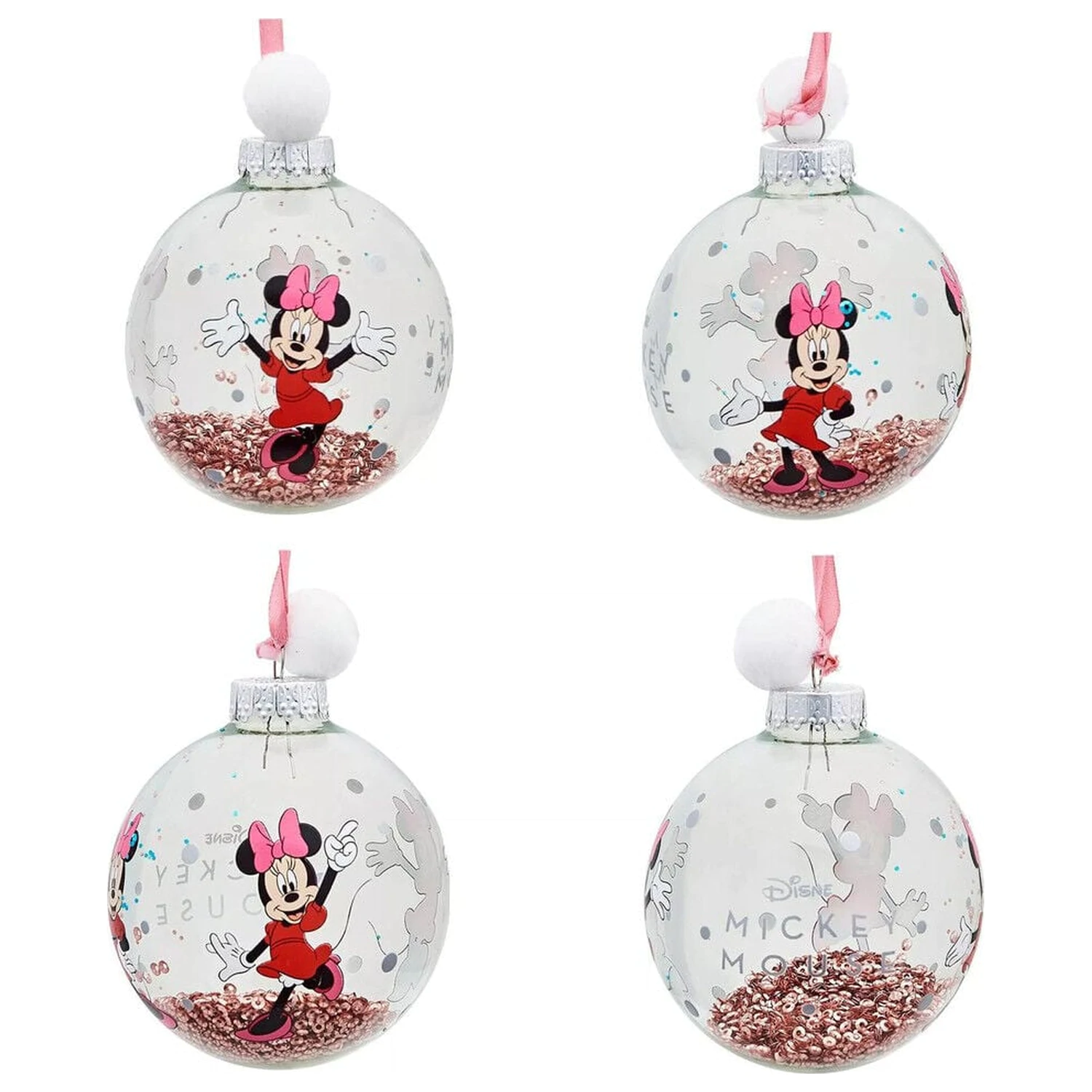 Disney Mickey and Friends Sada 7 vánočních koulí fotografii produktu