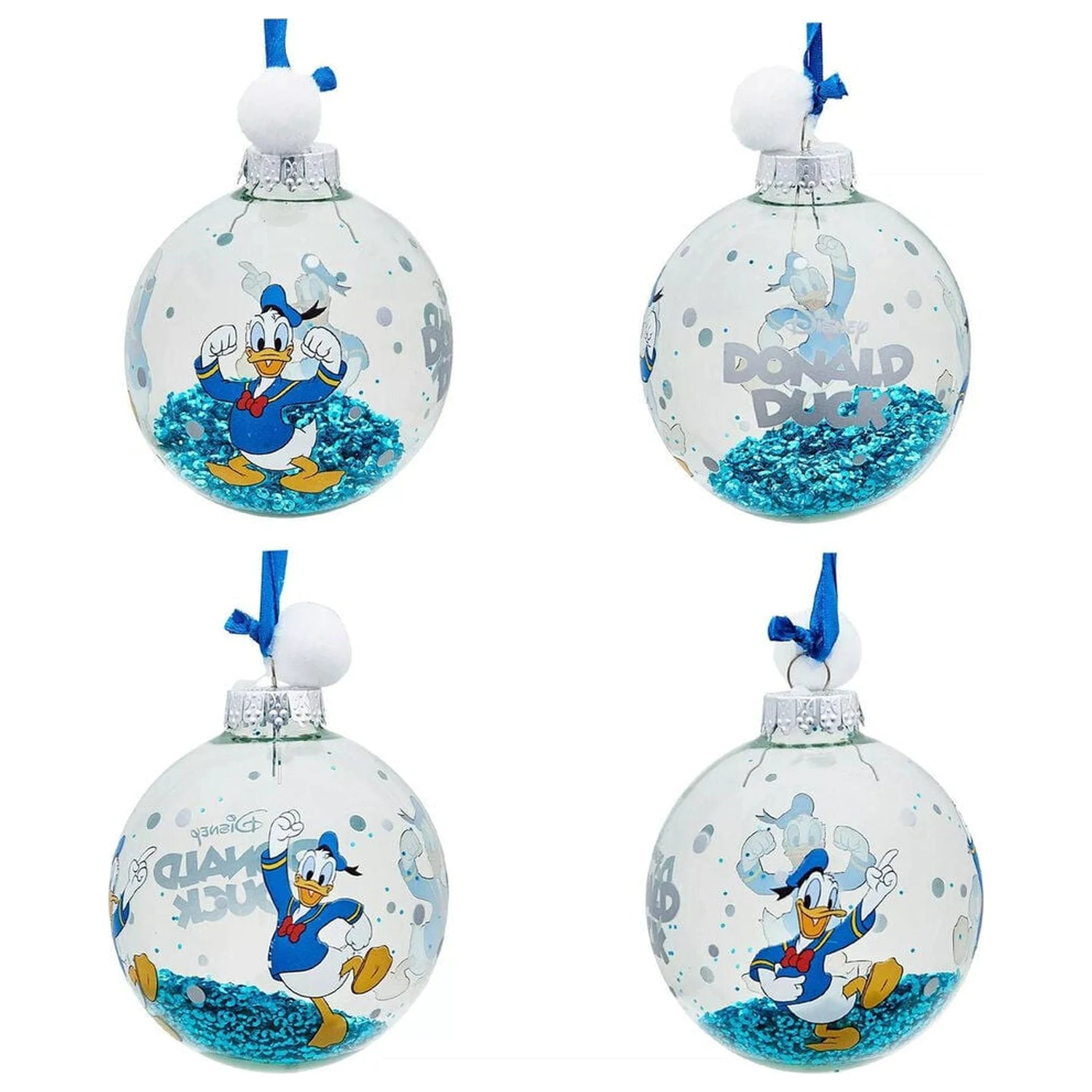 Disney Mickey and Friends Sada 7 vánočních koulí fotografii produktu