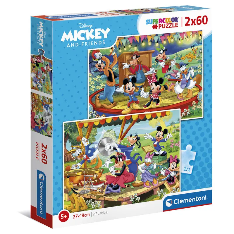 Disney Mickey and Friends puzzle 2x60 dílků fotografii produktu