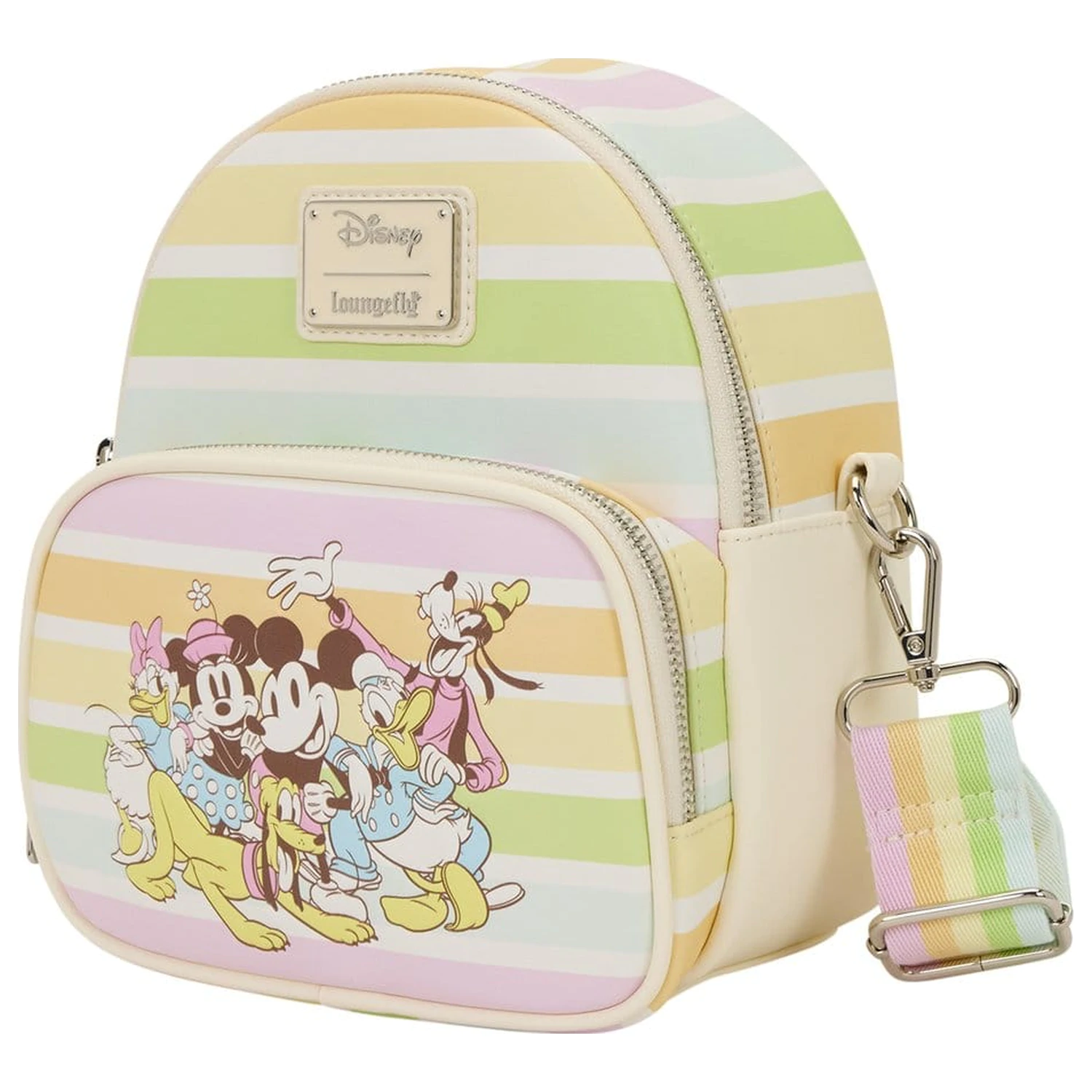 Disney by Loungefly Crossbody taška Mickey and Friends Rainbow Stribes fotografii produktu