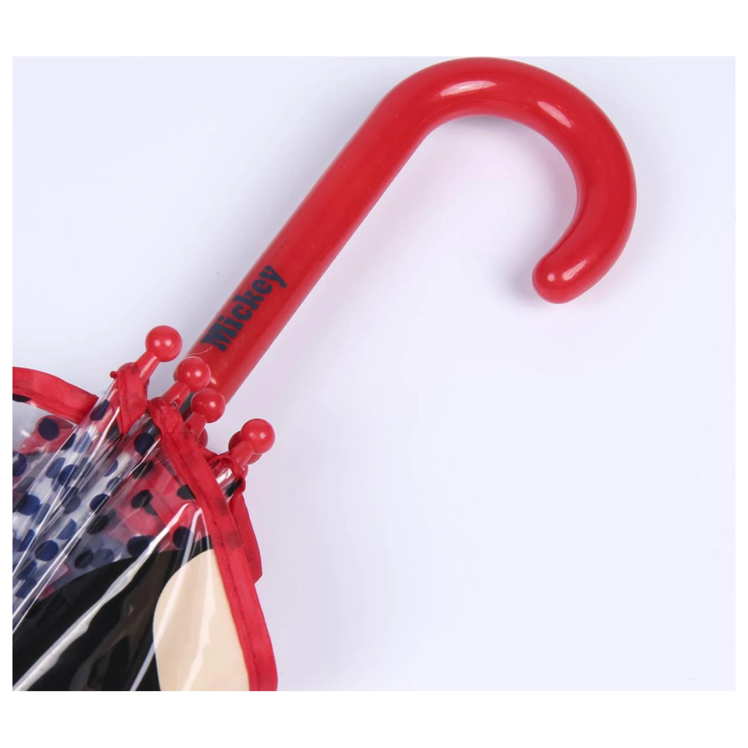 Disney Mickey Blue Dots Dětský průhledný deštník fotografii produktu