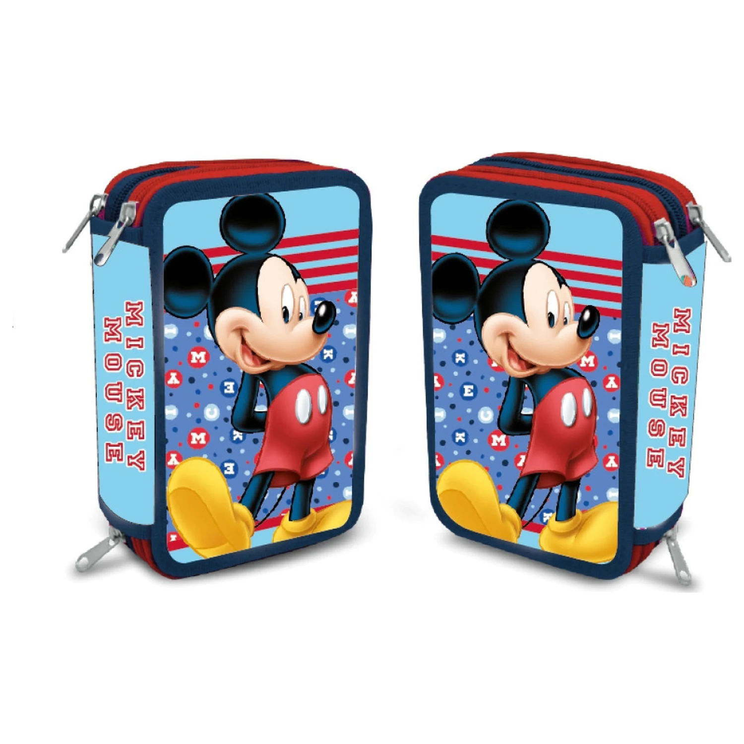 Disney Mickey Dots Filled 3patrový penál fotografii produktu