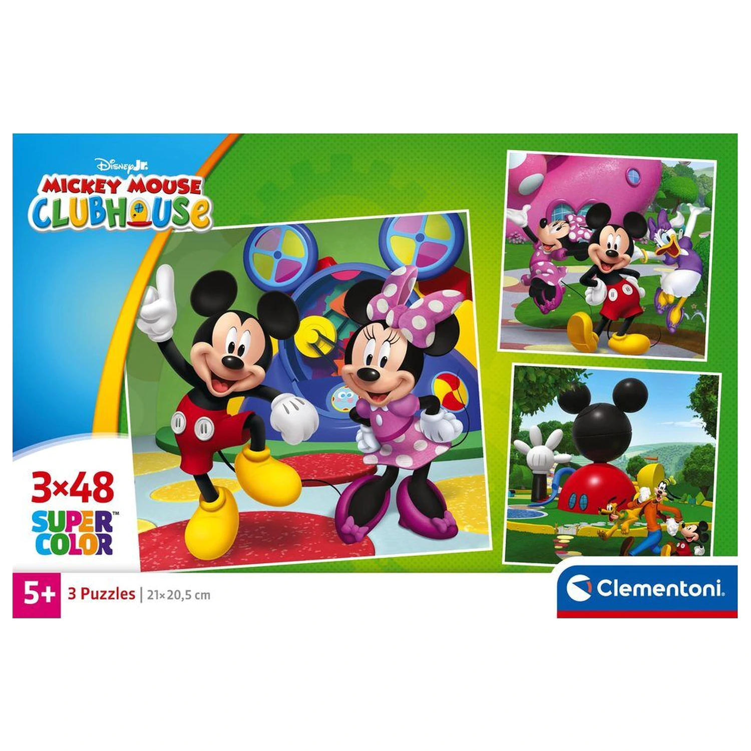 Disney Mickey Mouse Club House puzzle 3x48 dílků fotografii produktu