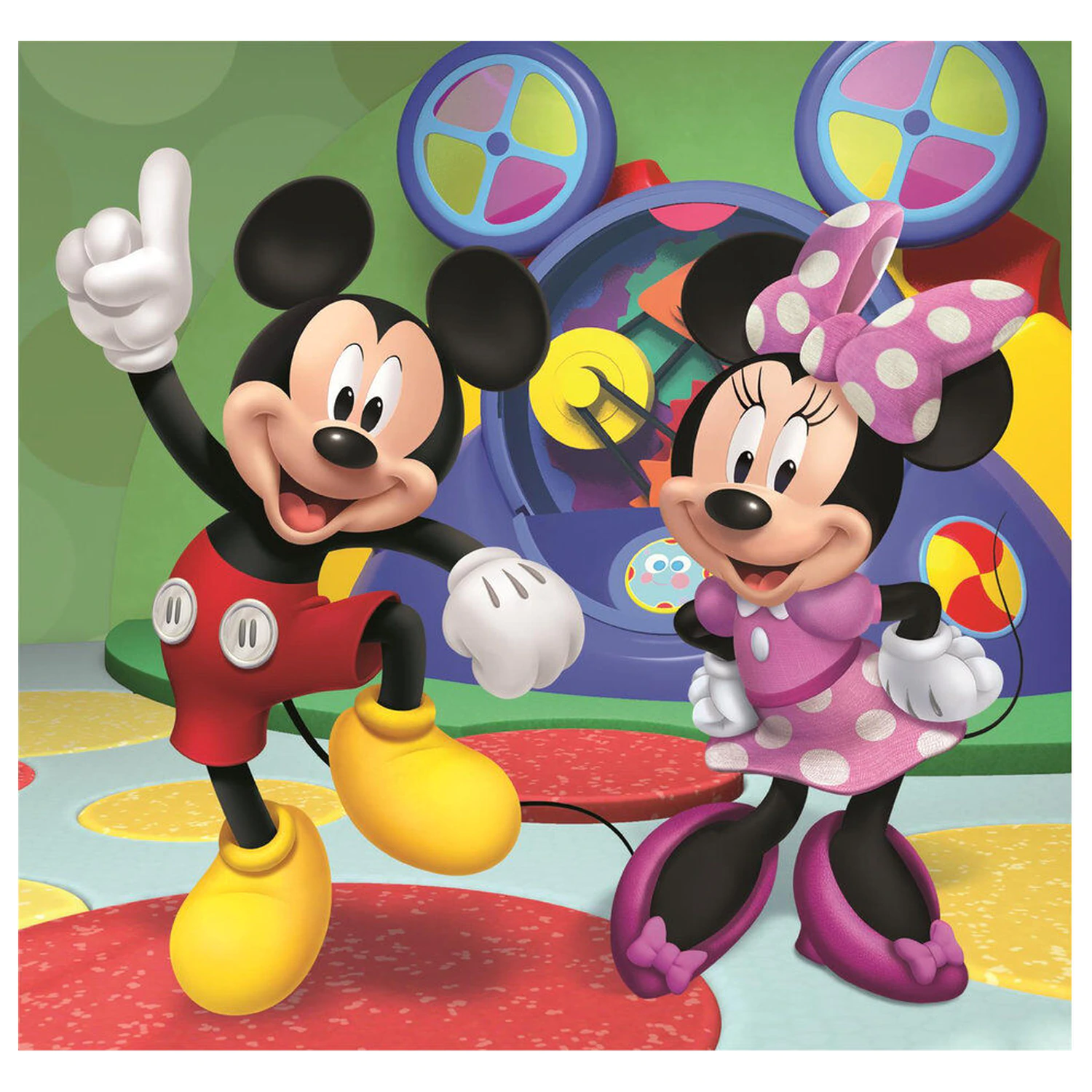 Disney Mickey Mouse Club House puzzle 3x48 dílků fotografii produktu