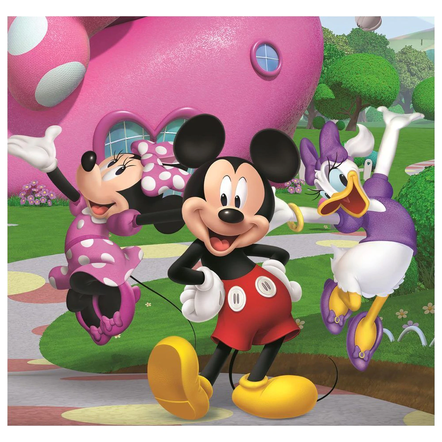 Disney Mickey Mouse Club House puzzle 3x48 dílků fotografii produktu