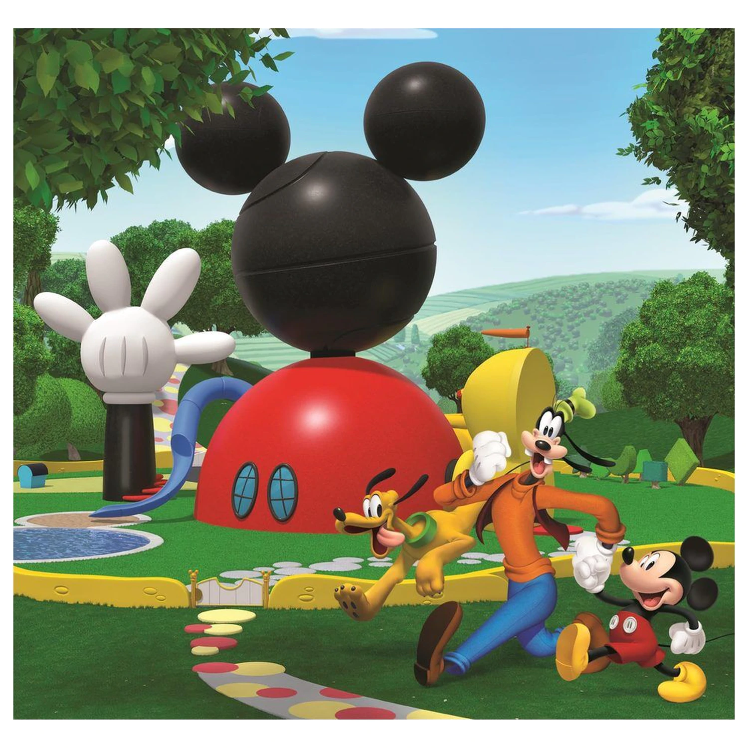 Disney Mickey Mouse Club House puzzle 3x48 dílků fotografii produktu