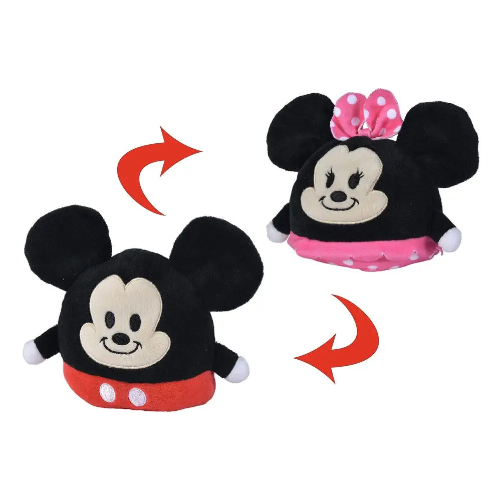 Disney: Mickey Mouse Oboustranná plyšová figurka Mickey/Minnie 8 cm fotografii produktu
