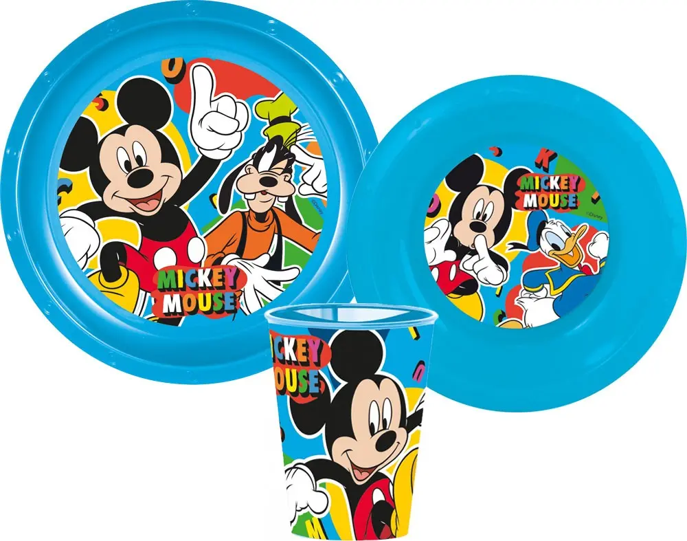 Disney Mickey Jídelní sada, plastová fotografii produktu