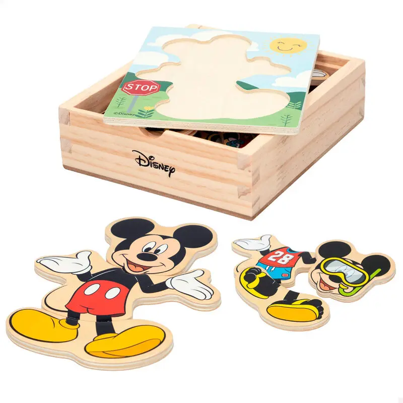 Disney Mickey dřevěné puzzle fotografii produktu