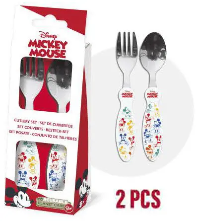 Disney Mickey kovový příborový set - 2 kusy fotografii produktu
