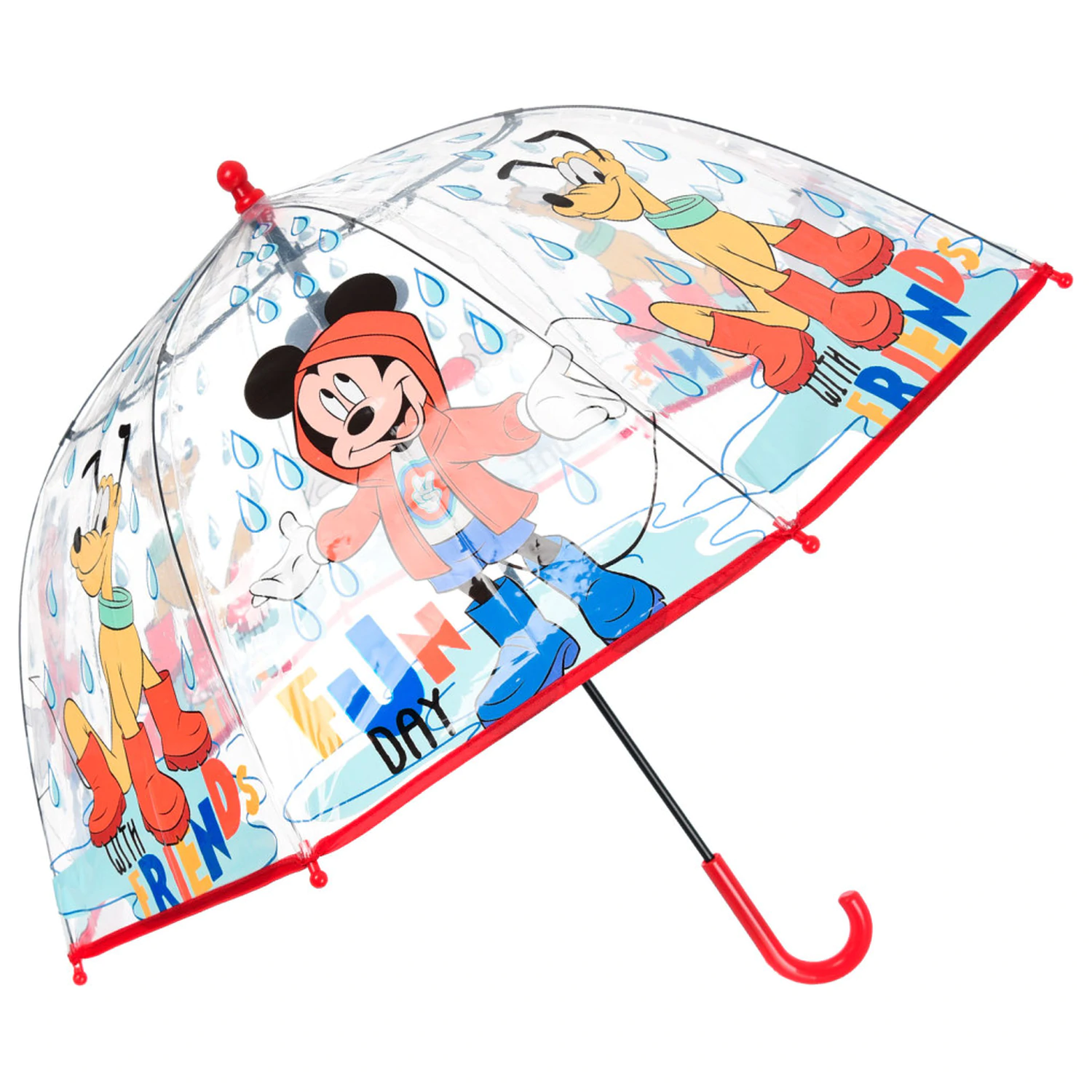 Disney Mickey Fun Day dětský průhledný deštník fotografii produktu