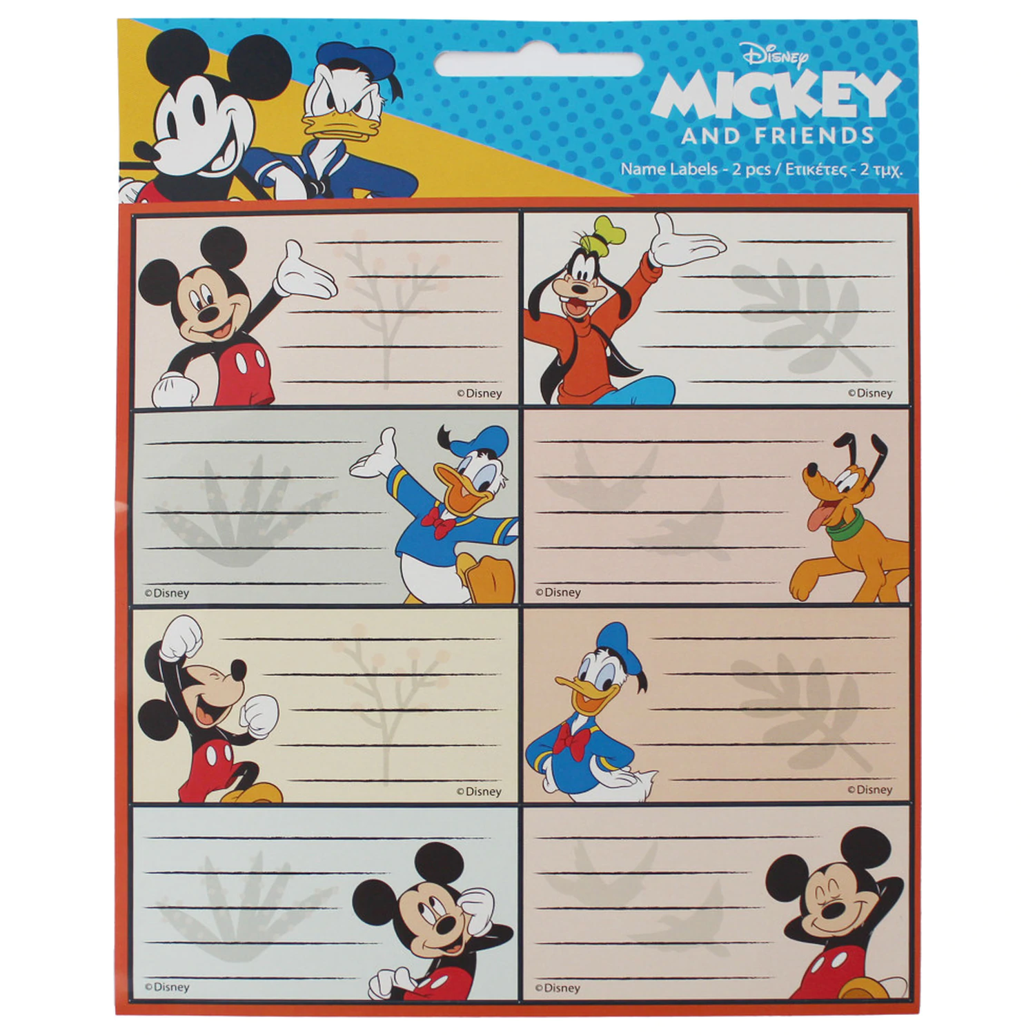 Disney Mickey Fun Notebook Label 16 ks fotografii produktu