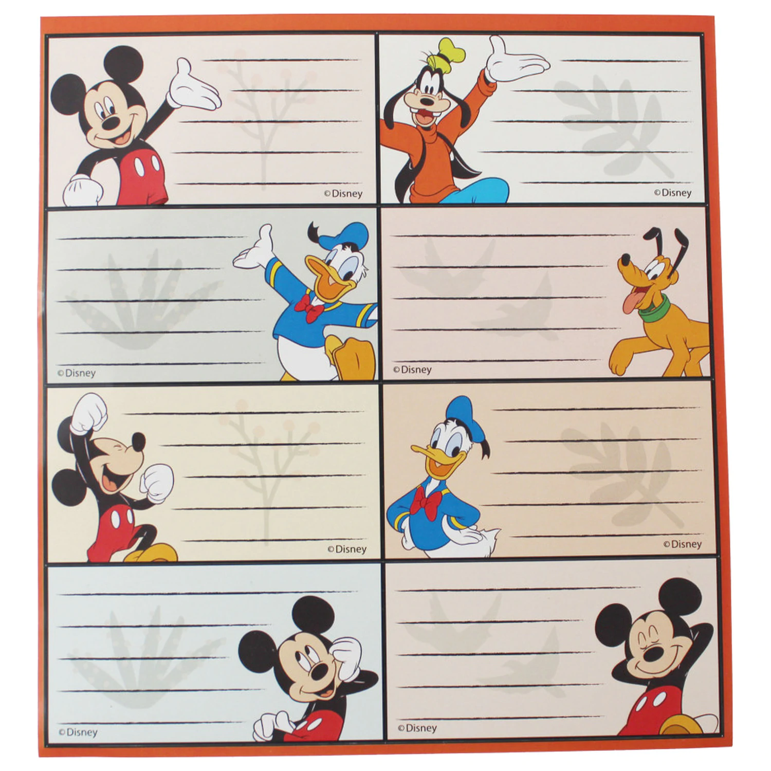 Disney Mickey Fun Notebook Label 16 ks fotografii produktu