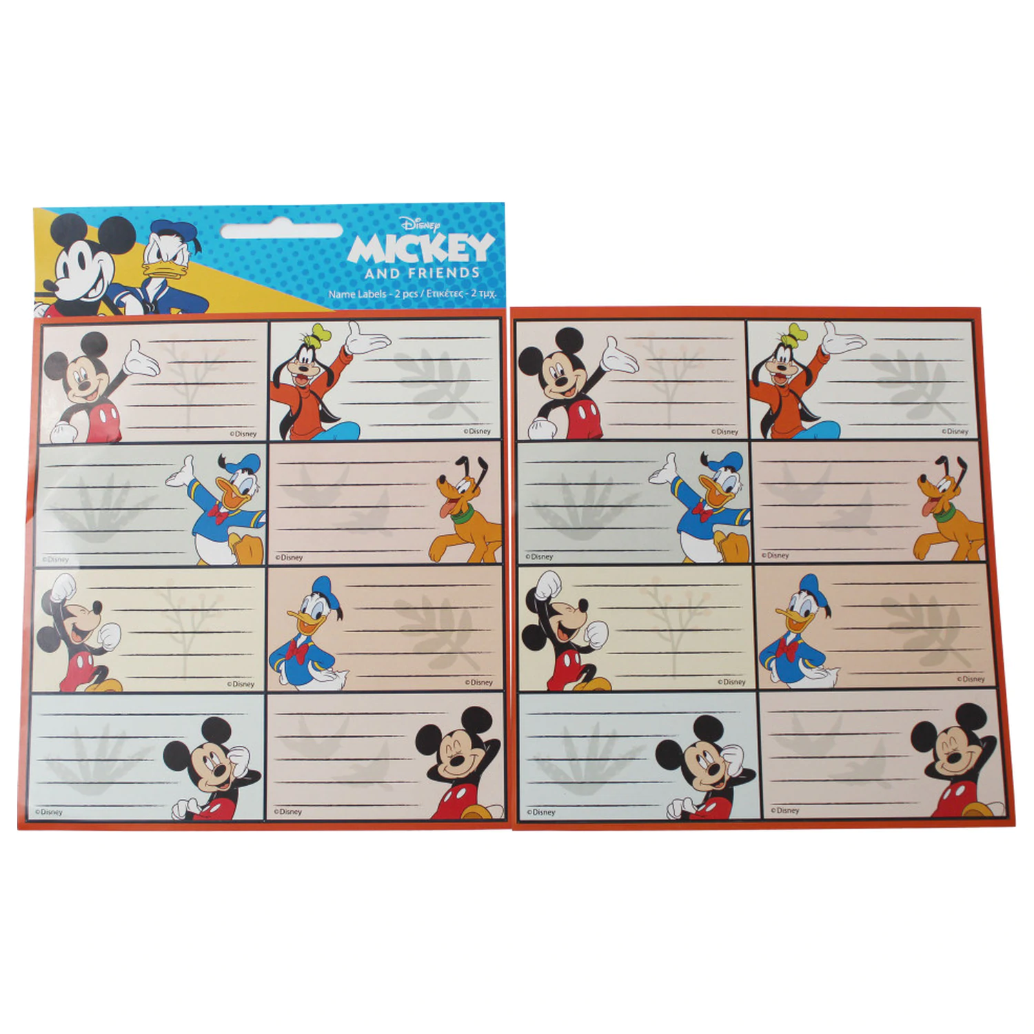 Disney Mickey Fun Notebook Label 16 ks fotografii produktu