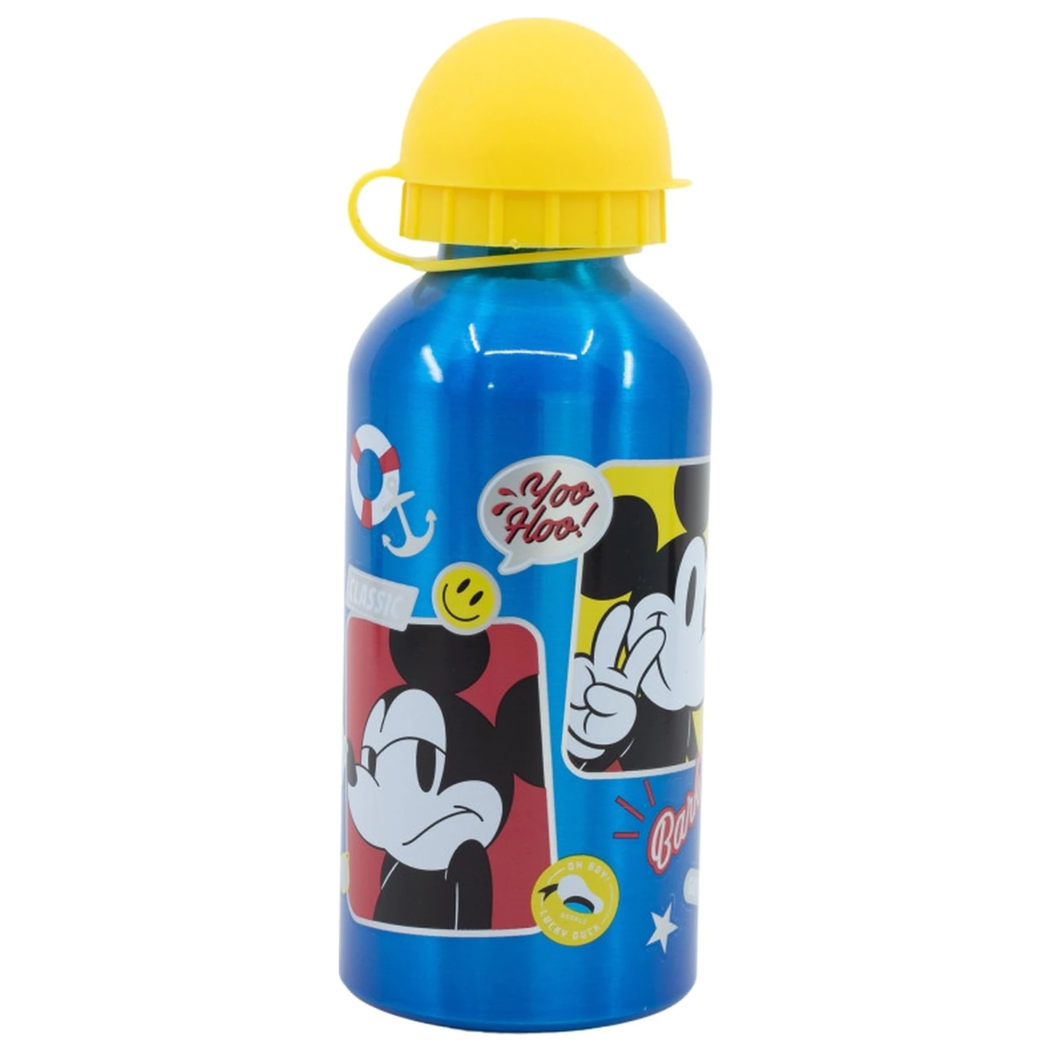 Disney Mickey Fun-Tastic hliníková láhev na vodu s pítkem 400 ml fotografii produktu