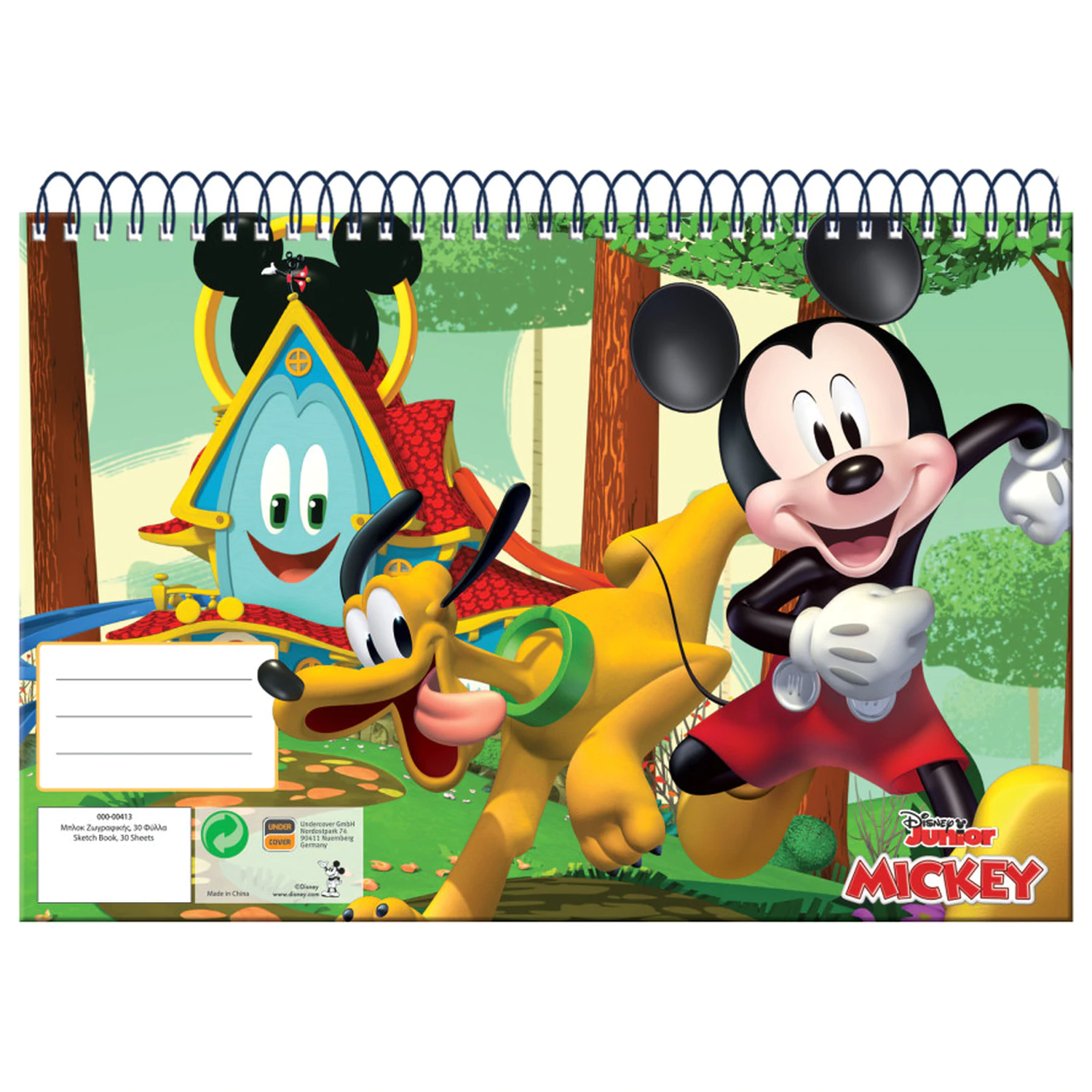 Disney Mickey Fun Times A4 spirálový skicák, 30 listů fotografii produktu