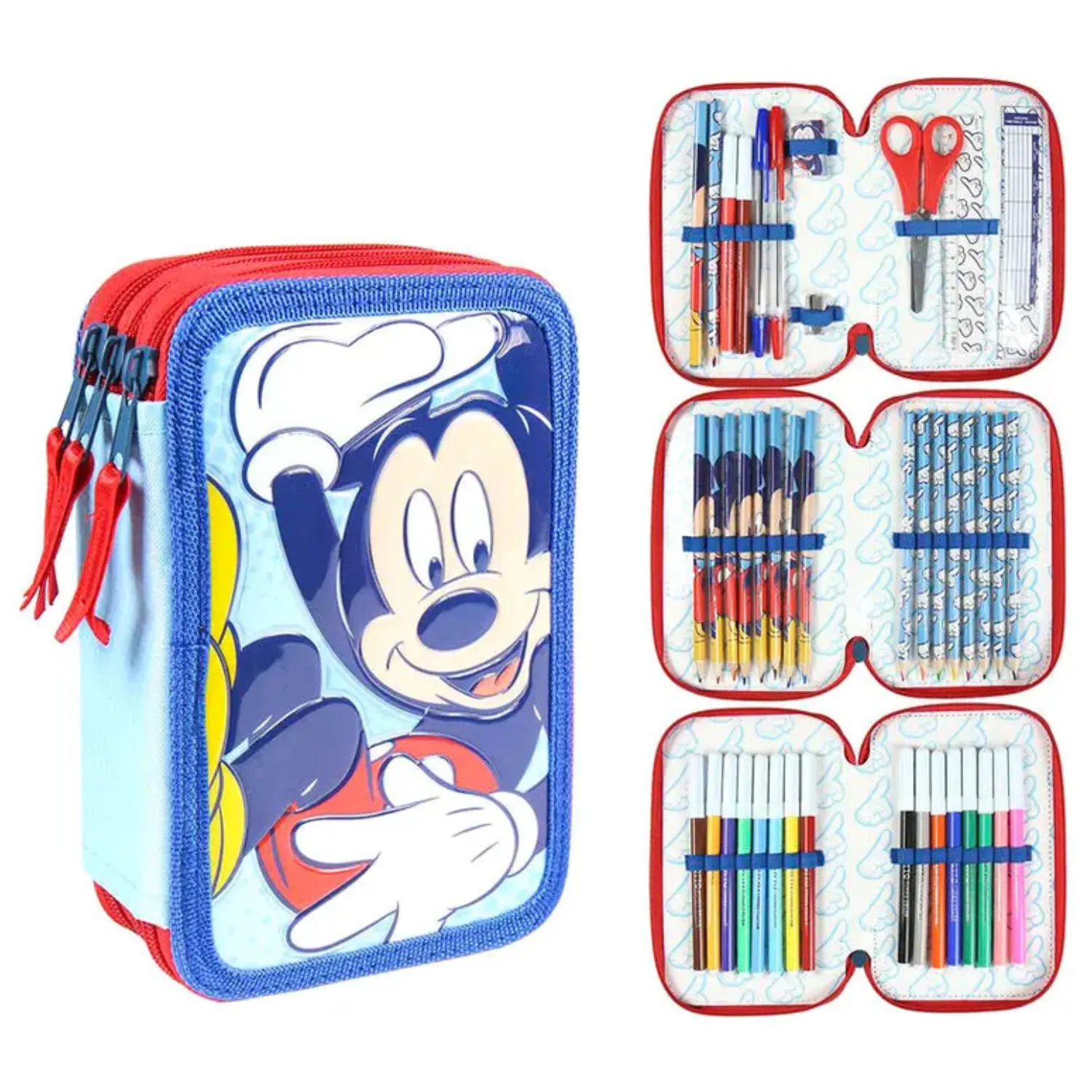 Disney Mickey Giotto trojitý penál fotografii produktu