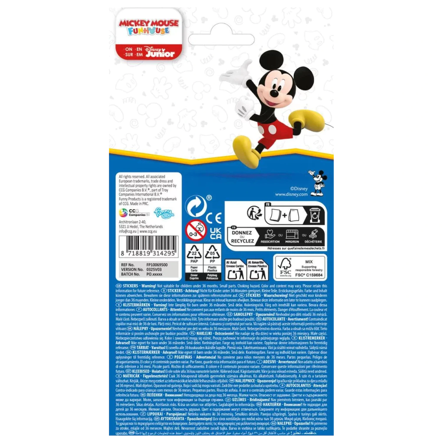 Disney Mickey Go For It nálepka fotografii produktu