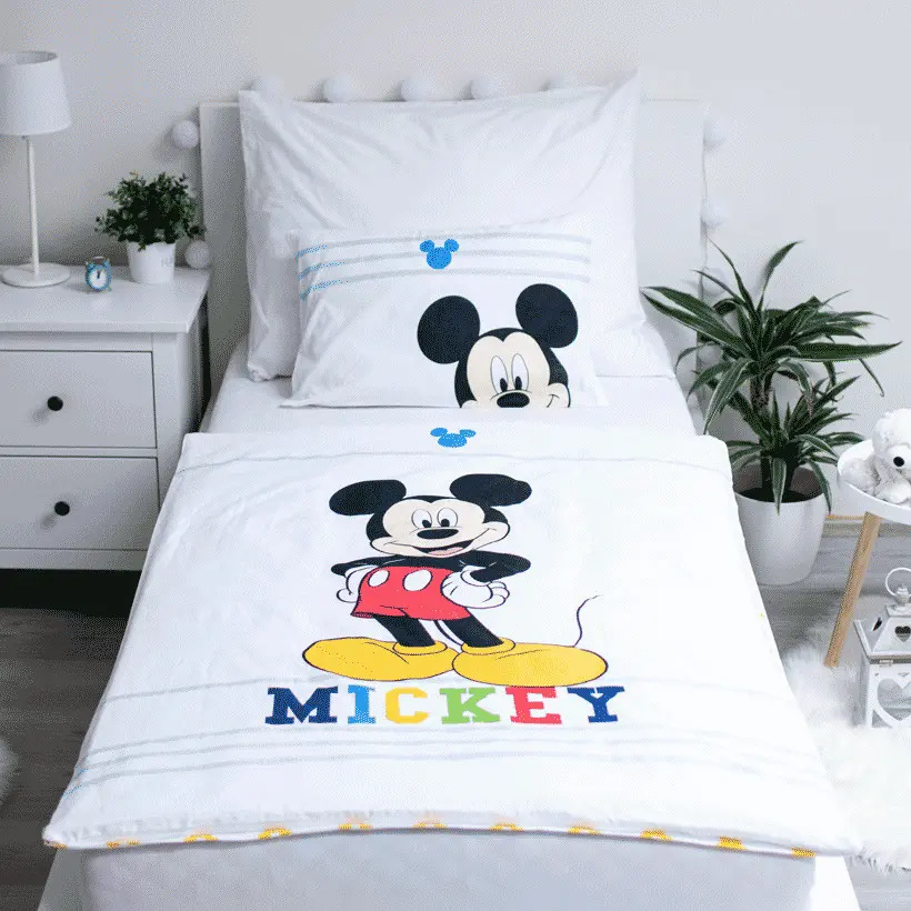 Disney Mickey dětský povlak na přikrývku 100x135 cm, 40x60 cm fotografii produktu